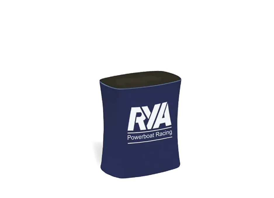square counter display table with full colour printing