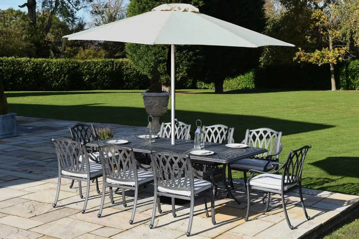 umbrella with dining table set Venus outdoor umbrella 2m Square - Image 1